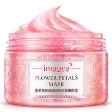 Flores 120g mascarilla hidratante control de aceite limpieza profunda purificante exfoliación eliminar cuidado de la piel blanqueamiento reducir los poros pilaten