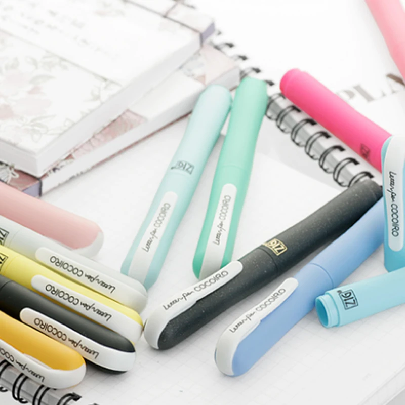 

1pcs Juice Series PVC Material Color Neutral Pen LPCR010 Fast-drying Cartoon Drawing Pen Ultra-fine Tip