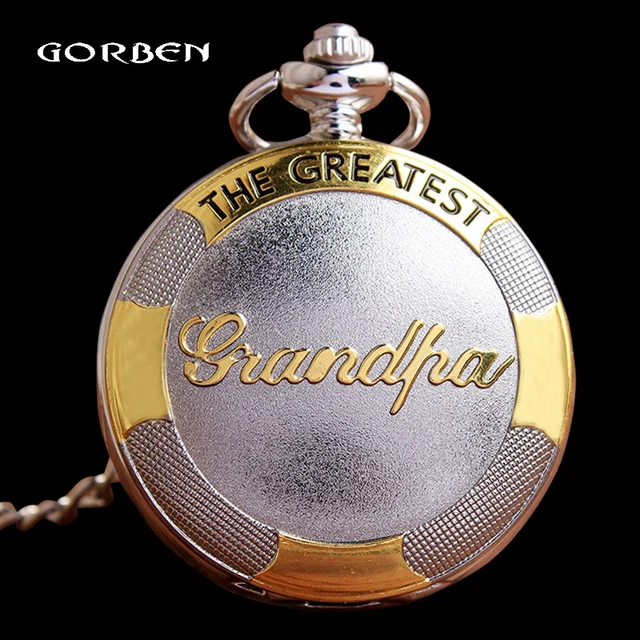 Luxury Silver Gold quartz pocket watch Grandpa Pocket Fob Watches with Chain for Luxury Silver Gold quartz pocket watch Grandpa Pocket Fob Watches with Chain for