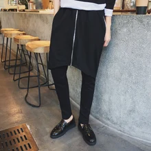 27-44 мужская одежда мужские брюки больших размеров модные на молнии декорации диджея из 2 частей брюки плюс размер певицы костюмы