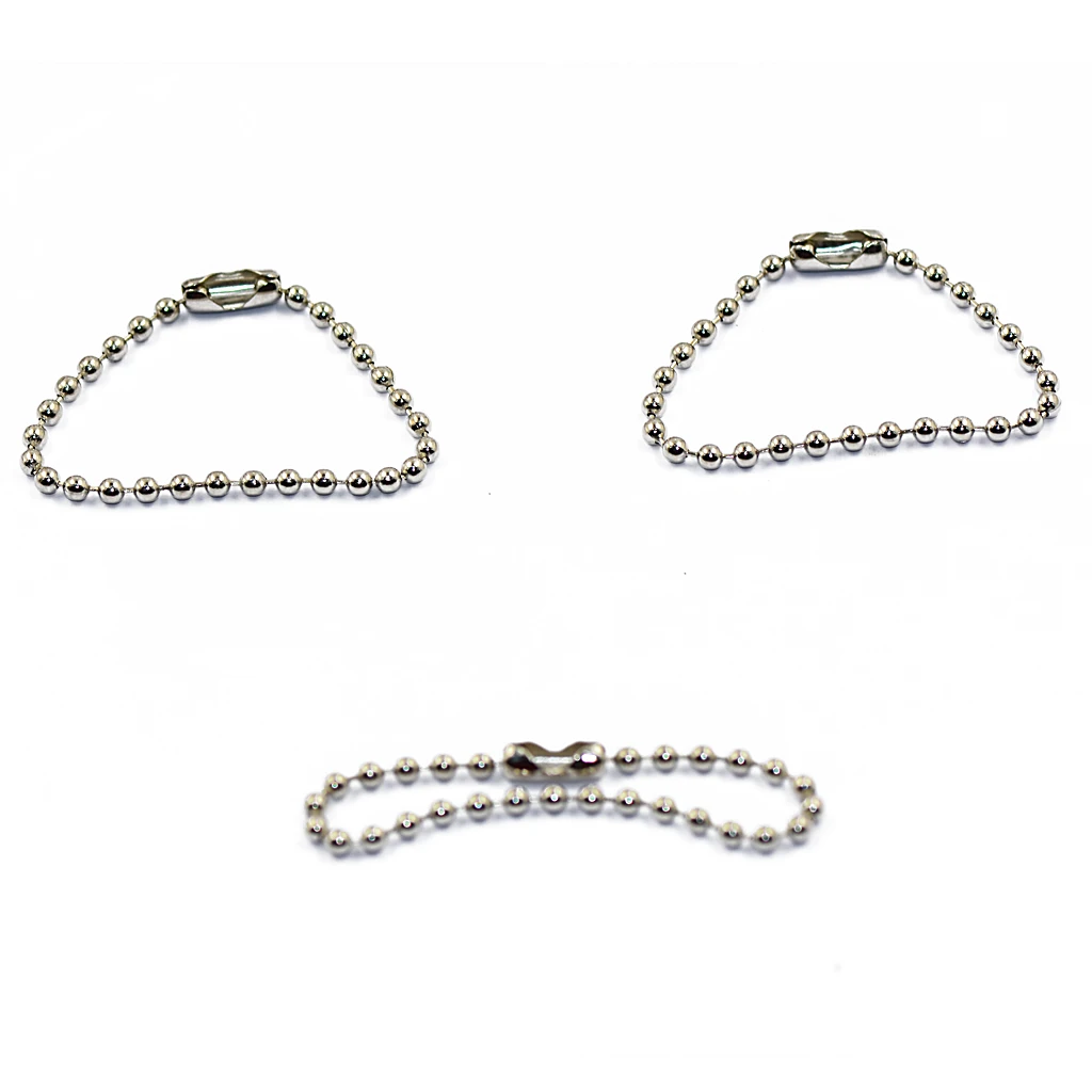 40 Pieces Fashion Ball Chain Necklace Key Chains DIY Jewelry Making Finding