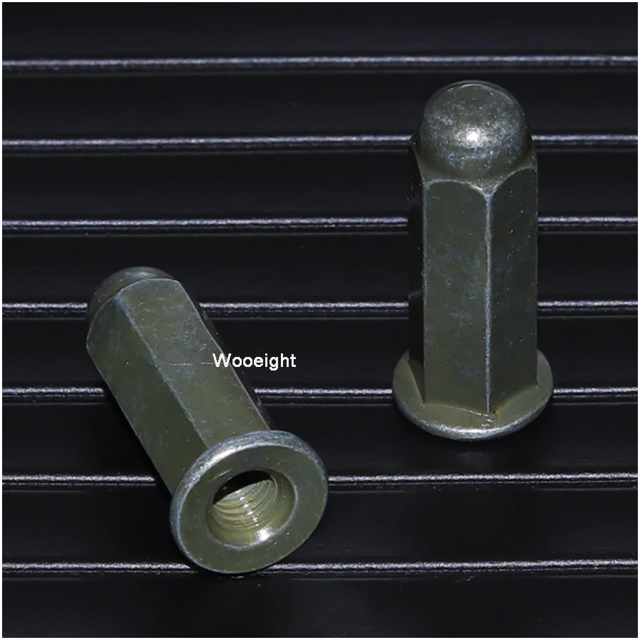 Wooeight 5PcsSet With Metal Exhaust Studs Nuts Gasket Set For GY6 50cc 125cc 150cc QMB139 most Chinese Motor Scooter (3)