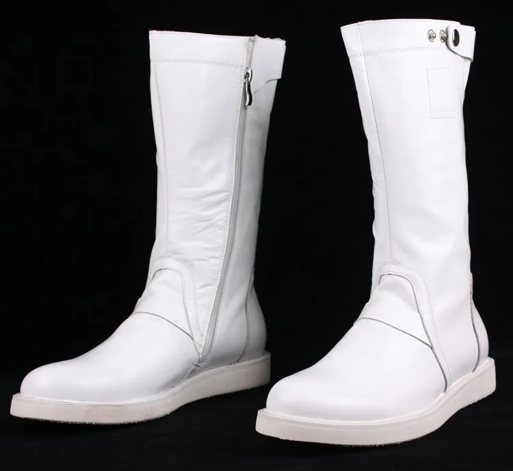 mens white boots get cheap mens knee high leather boots black mens white boots get cheap mens knee high leather boots black