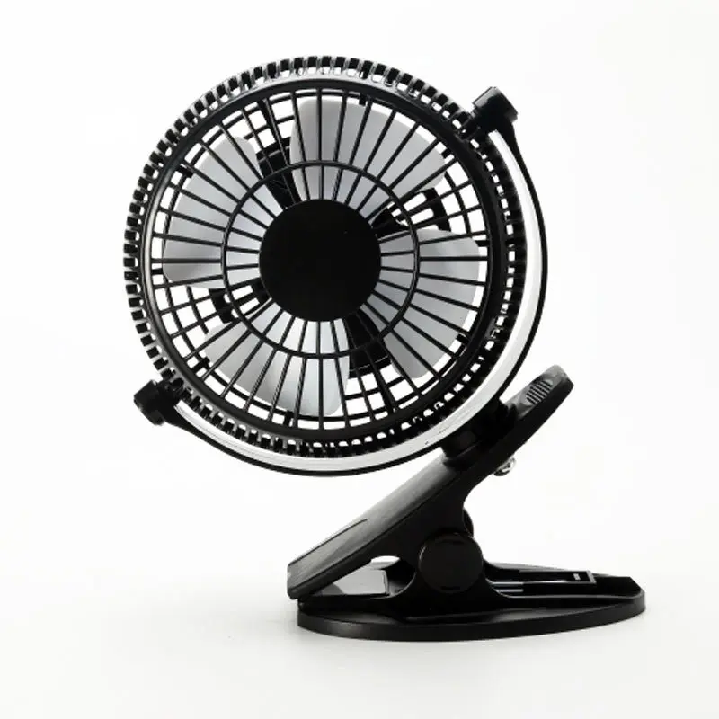 

USB Powered 360 Rotating Fan USB Mini Table Fan Clip On & Stand Portable Quiet Air Cooling Fan WI330