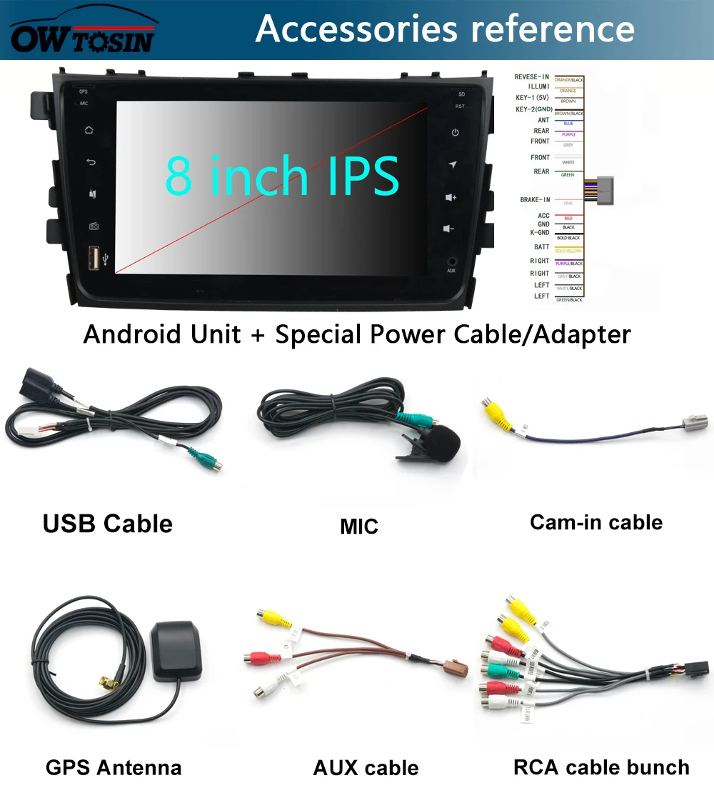 Top 8" IPS Octa 8Core 4GB RAM+64GB ROM Android 9.0 Car DVD Radio GPS Navi For Suzuki Alto Celerio Cultus 2015 2016 CarPlay Parrot BT 13