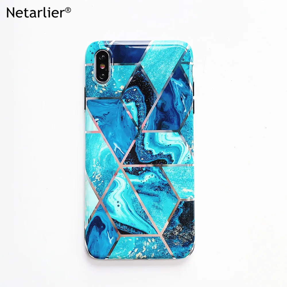 Netarlier новый роскошный серебристый хромированный чехол для телефона iPhone Xsmax XR 7Plus x