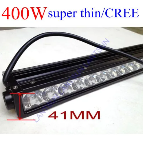 so thin 41MM only 400W single row high power led off road light bars40pcsX10W OFFROAD LED light LED WORK LIGHT CREE S10 so thin 41MM only 400W single row high power led off road light bars40pcsX10W OFFROAD LED light LED WORK LIGHT CREE S10