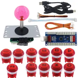 Аркады DIY Kit Аркада кнопку контроллер нулевой задержкой USB энкодера Аркада Joytick для PS3 PC механический переключатель клавиатуры