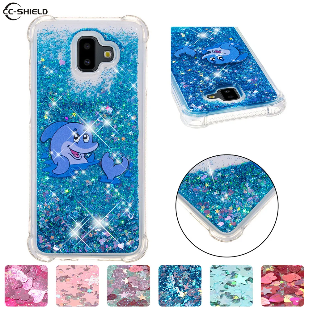 Case for Samsung Galaxy J6 J 6 Plus 2018 J610 SM-J610FN/DS SM-J610G J6Plus SM J610FN J610G Quicksand Silicone Phone Cover |