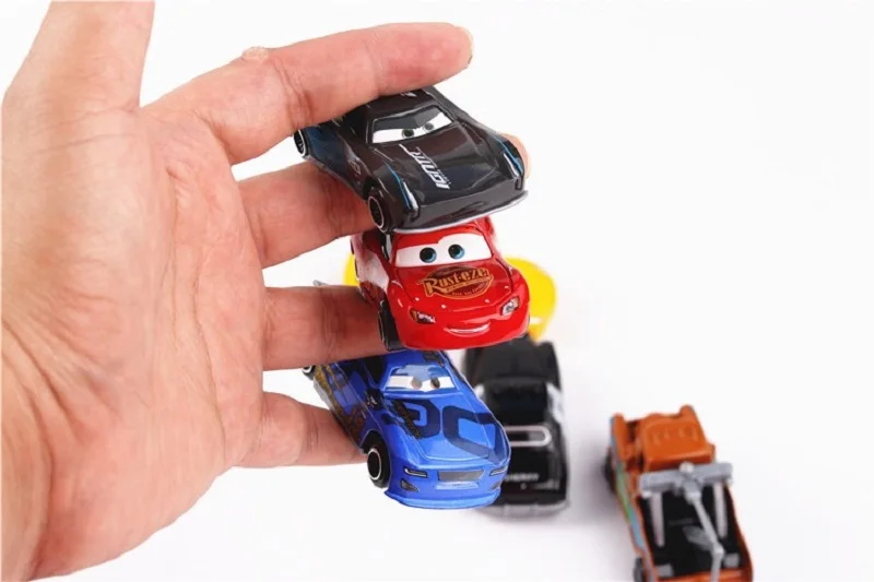 7 шт. disney Pixar Cars 3 Lightning McQueen Jackson Storm Mack Uncle Truck 1:55 литье под давлением ABS модель подарок на день рождения игрушка для детей