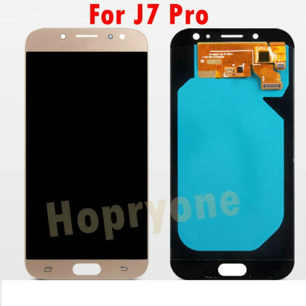 ЖК экран с дигитайзером в сборе для samsung Galaxy J7 Pro 2017 J730 J730FM/DS J730F OLED сменная