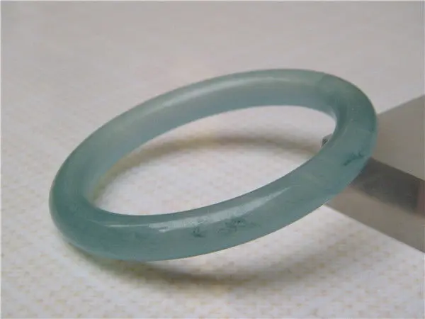 

Hot sell ->@@ NEW VINTAGE CHINA FASHION BEAUTIFUL NATURAL COLD JADE BRACELET 59MM NEW -Top quality free shipping