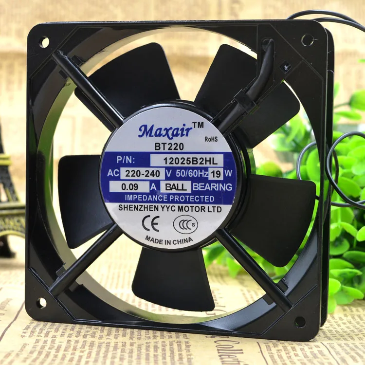 Для Maxair BT/220 12025B2HL 220 V 12025 12 см осевой вентилятор переменного тока охлаждающий вентилятор