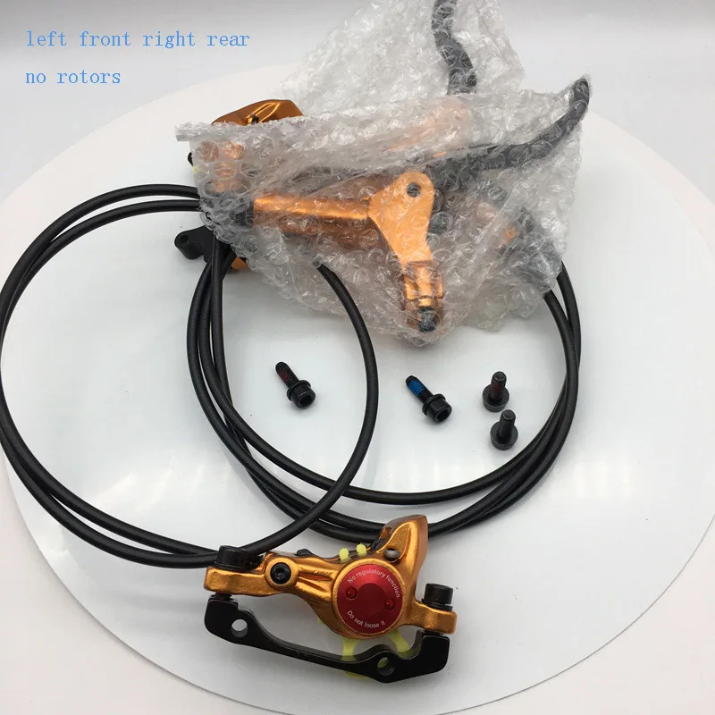 set15 ZOOM MTB Гидравлический дисковый тормоз, набор тормозов, велосипедный зажим, горный велосипед, тормоз, обновление,, левый, правый, передний, задний - Цвет: set15