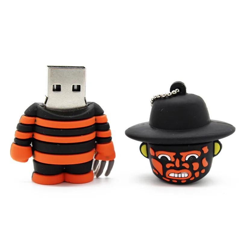 Текстовый ME cool cartoon usb2.0 Freddy vs. Jason модель флешки 8 ГБ 16 ГБ 32 ГБ usb флеш-накопитель милый флеш-накопитель U диск