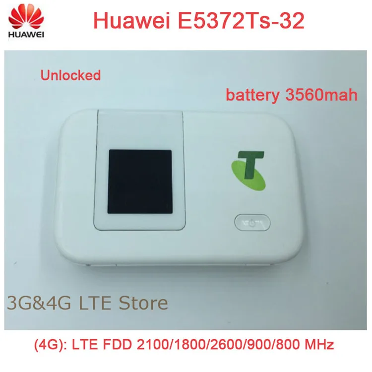 

Unlocked Huawei E5372Ts-32 mifi 4G 3560mah wifi dongle 4g wireless router 4g cpe pocket PK E5776 E589 E5372