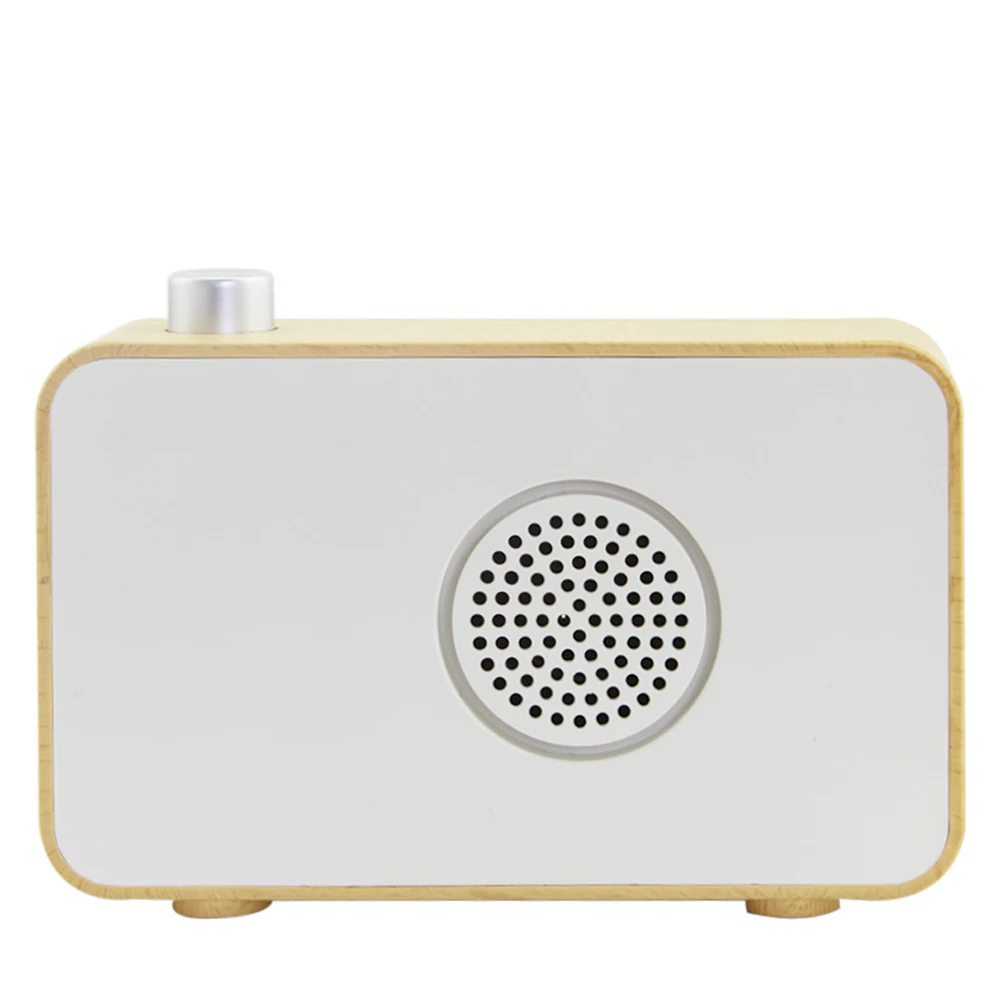 Ретро Деревянные Bluetooth колонки FM радио HIFI беспроводные колонки 3D объемный Дополнительный вход громкоговорителя TF карта воспроизведения СВЕТОДИОДНЫЙ цветной экран