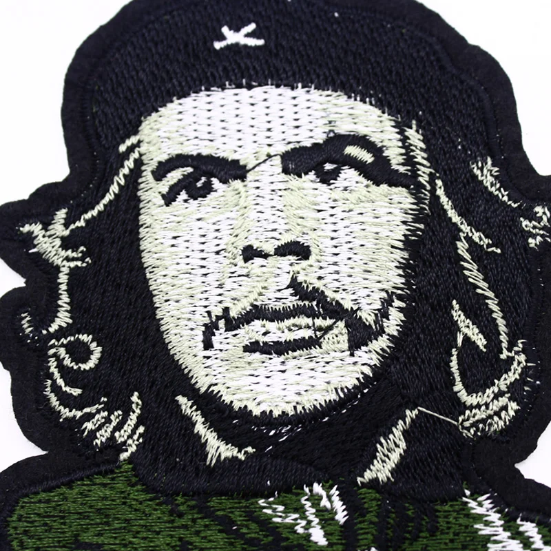 

Vintage CLASSICAL ERNESTO Che Guevara Portrait Patch Cuban Revolution Leader Iron On Applique military Jacket Backpack patches