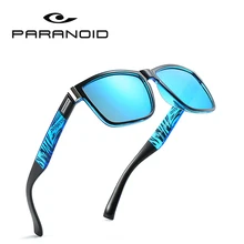 Параноидальные Винтажные Солнцезащитные очки, поляризационные, мужские солнцезащитные очки, для мужчин, квадратные оттенки, для вождения, черные, женские, Oculos, мужские, 8 цветов, модель 1518