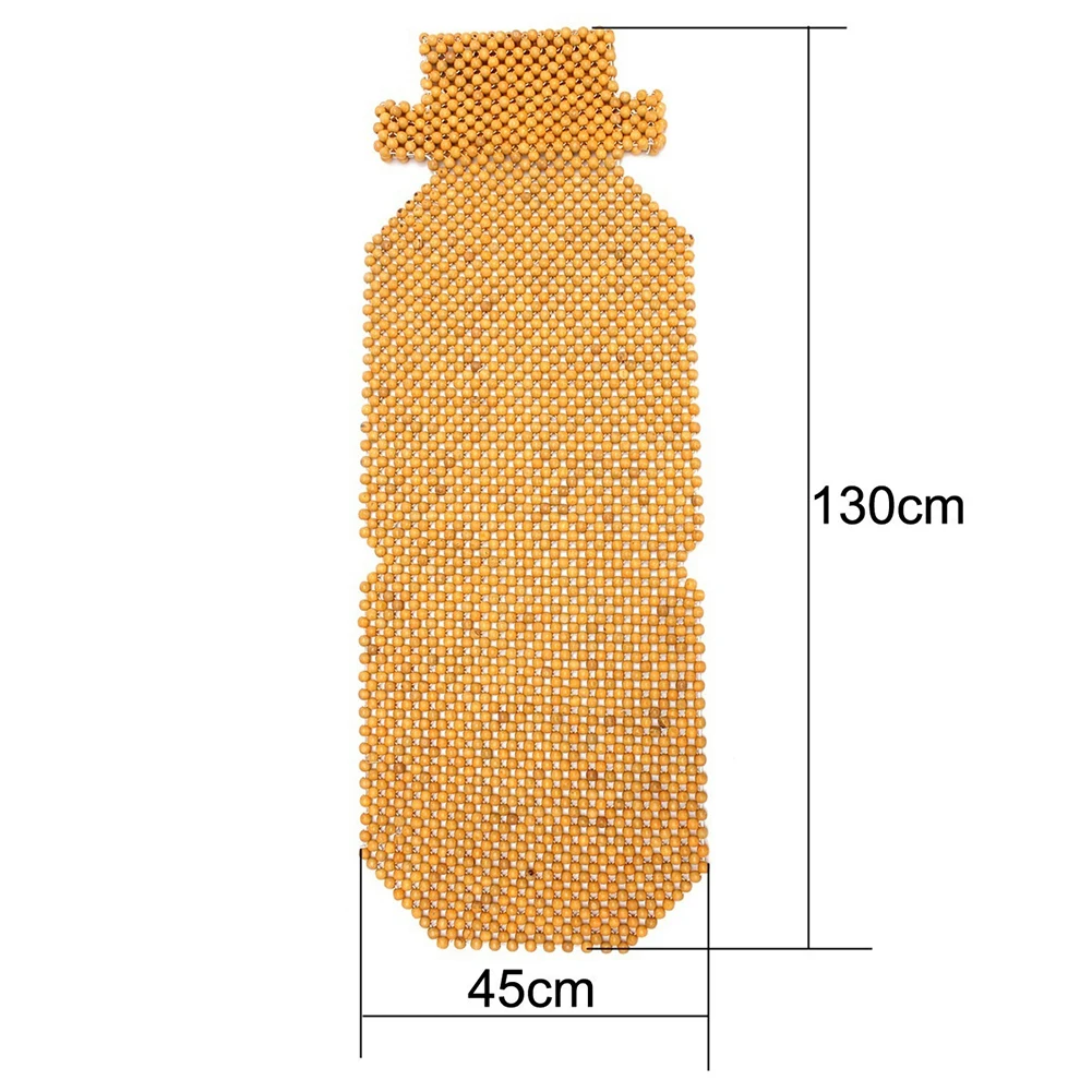 Новое автомобильное сиденье спинка деревянные бусины подушка для сиденья в автомобиль сиденье одна спинка Подушка одна прохладная летняя Массажная подушка
