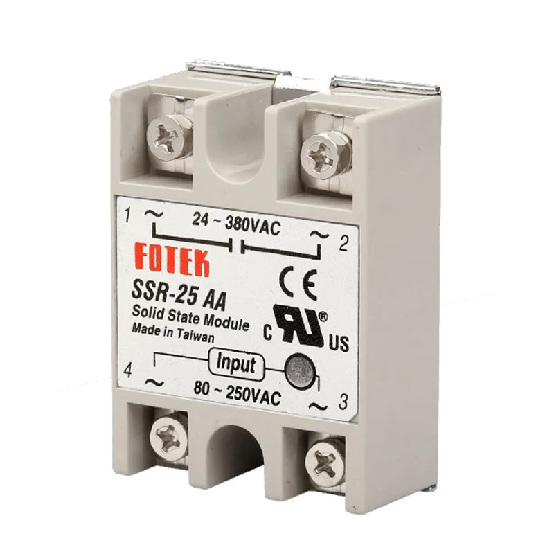 Твердотельное реле SSR 25 AA AC 25A/250V 80 250VAC/24 380VAC|solid state relay|state relaysolid |