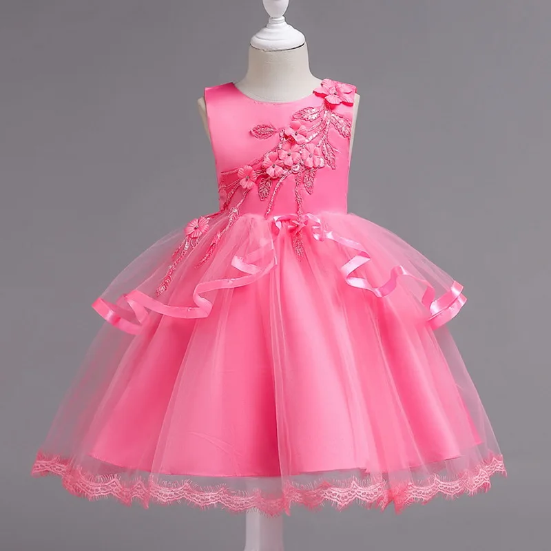 

Holapinna Baby Girl Lace Princess Dress Performance Kids Birthday Party Costume Dress Maternity Flower Girls Wedding Dress 2-12Y