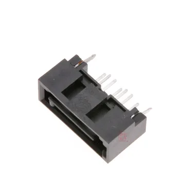 

10pcs High Quality SATA Connector With Whole Packsged 7PIN SATA Socket Dislocation Straight Plug
