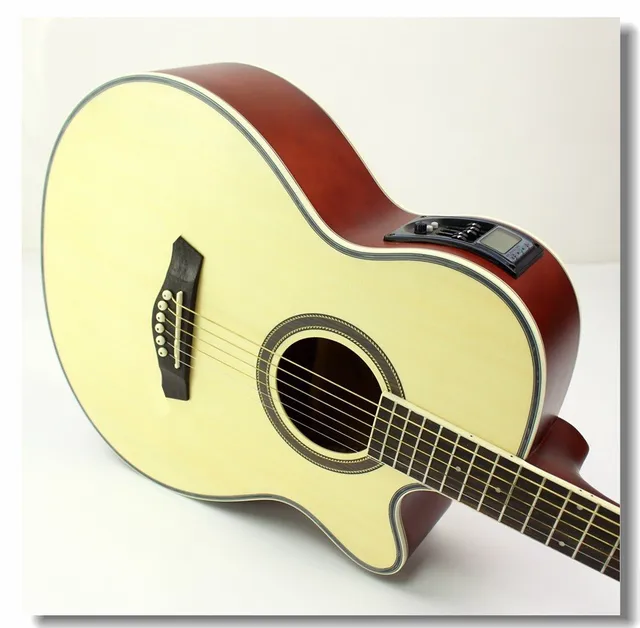 Cheap 40-31 NEW guitars 40 inch 5 EQ Electric Acoustic Guitar Rosewood Fingerboard guitarra with guitar pickup tuner strings