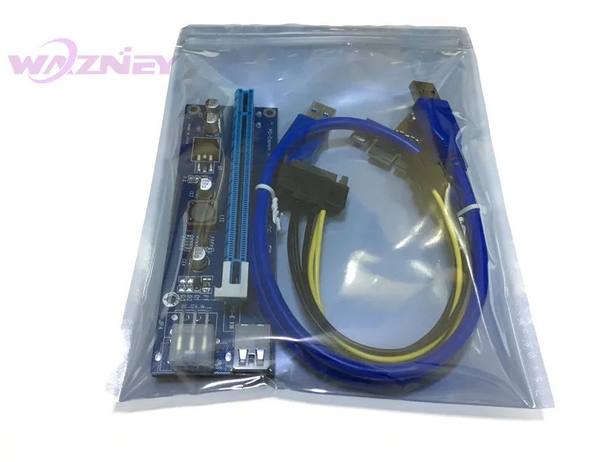 Адаптер для видеокарты VER 006C PCI E Express адаптер с 6 контактами питания майнинга
