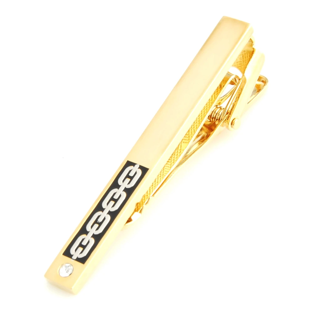 Yht91b Elegant Classic Mens Enamel Tie Clips With Mop,fashion Mens