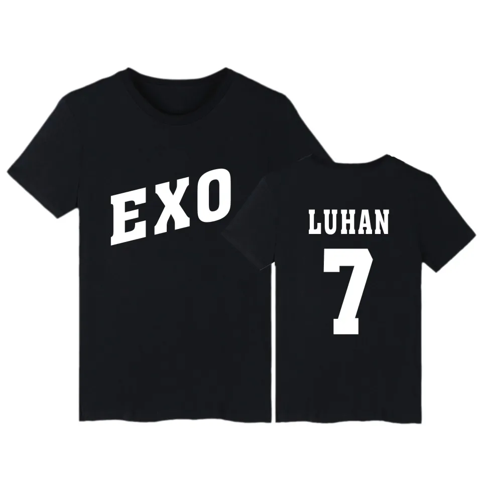 Женская Футболка Kpop EXO Kay Sehun Xiumin Baekhyun Terra Sticker модная футболка женская футболки