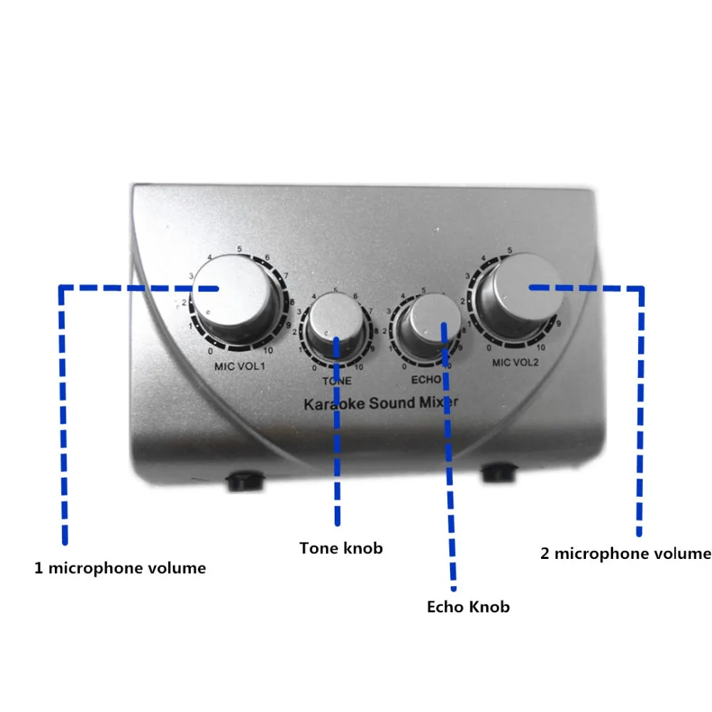 Nobsound N-1/N-2/N-3 микрофон микшер предусилитель проводной беспроводной микрофон звуковые эффекты excellen караоке реверберации эффекты песней системы