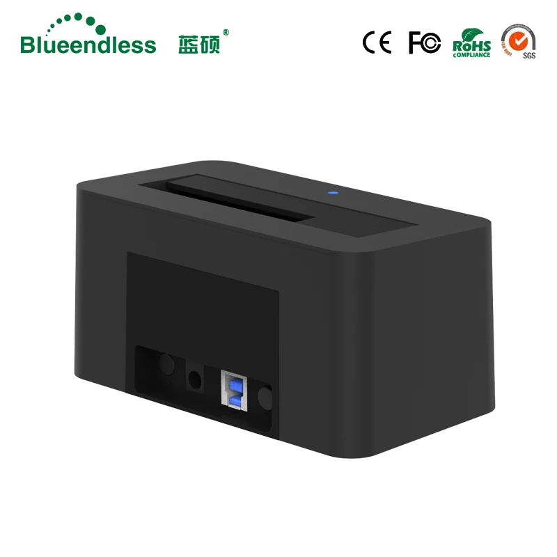 Blueendless HDD док-станция 2,5 ''3,5'' HDD корпус Play 1 отсек USB3.0 порт SATA интерфейс подключи и Поддержка Макс 8 ТБ HDD