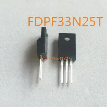 

10pcs 100% New FDPF33N25T FDPF 33N25T TO-220F