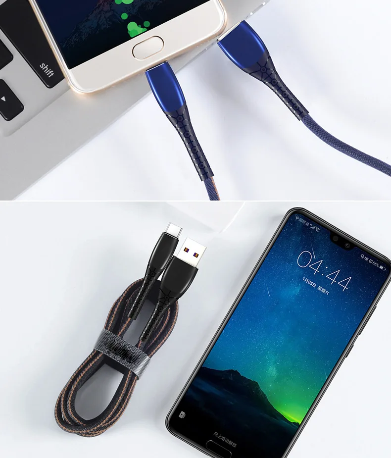 5А usb type C Быстрая зарядка usb c кабель type-c кабель для передачи данных зарядное устройство для телефона samsung S10 S9 Plus Note 9 8 huawei P30Pro Xiaomi 8 9