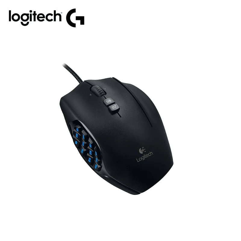 Permalink to Logitech mouse G600 MMO Wired gaming mouse from logitech with 8200DPI Opticali Genuine for overwatch StarCraft  War3 mouse gamer