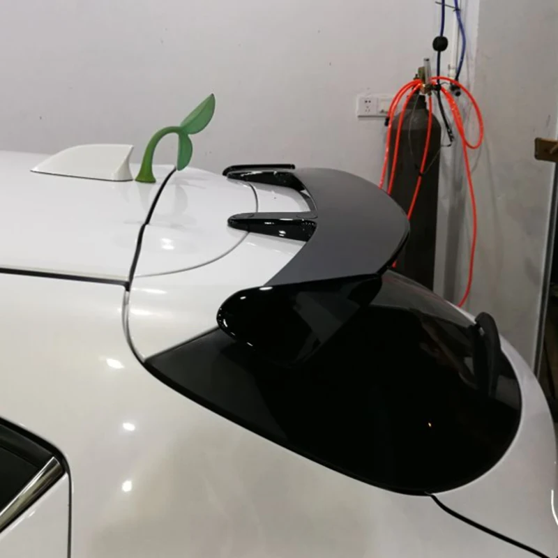 

Car Styling Exterior Universal Style Rear Spoiler Wing Tail Trunk Cover Decoration For Mazda 2 Demio 2015 2016 2017 2018 2019