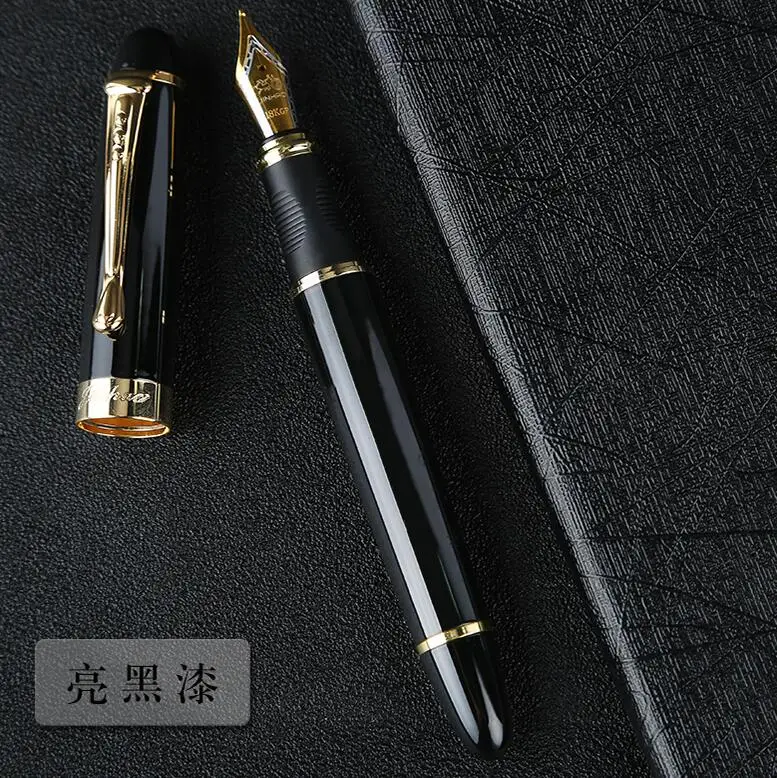 Jinhao x450 авторучка полностью Металлическая золотистая ручка Iraurita роскошные ручки канцелярские принадлежности для офиса и школы