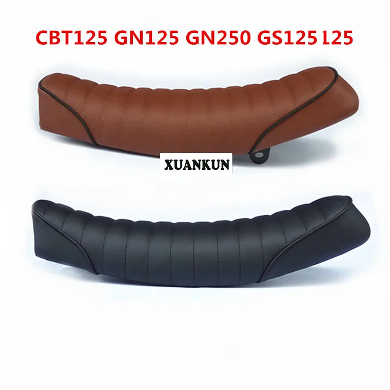 

Long edition GN125 GN250 GS125 SR CBT125 of retro-modified seat cushion for motorcycle