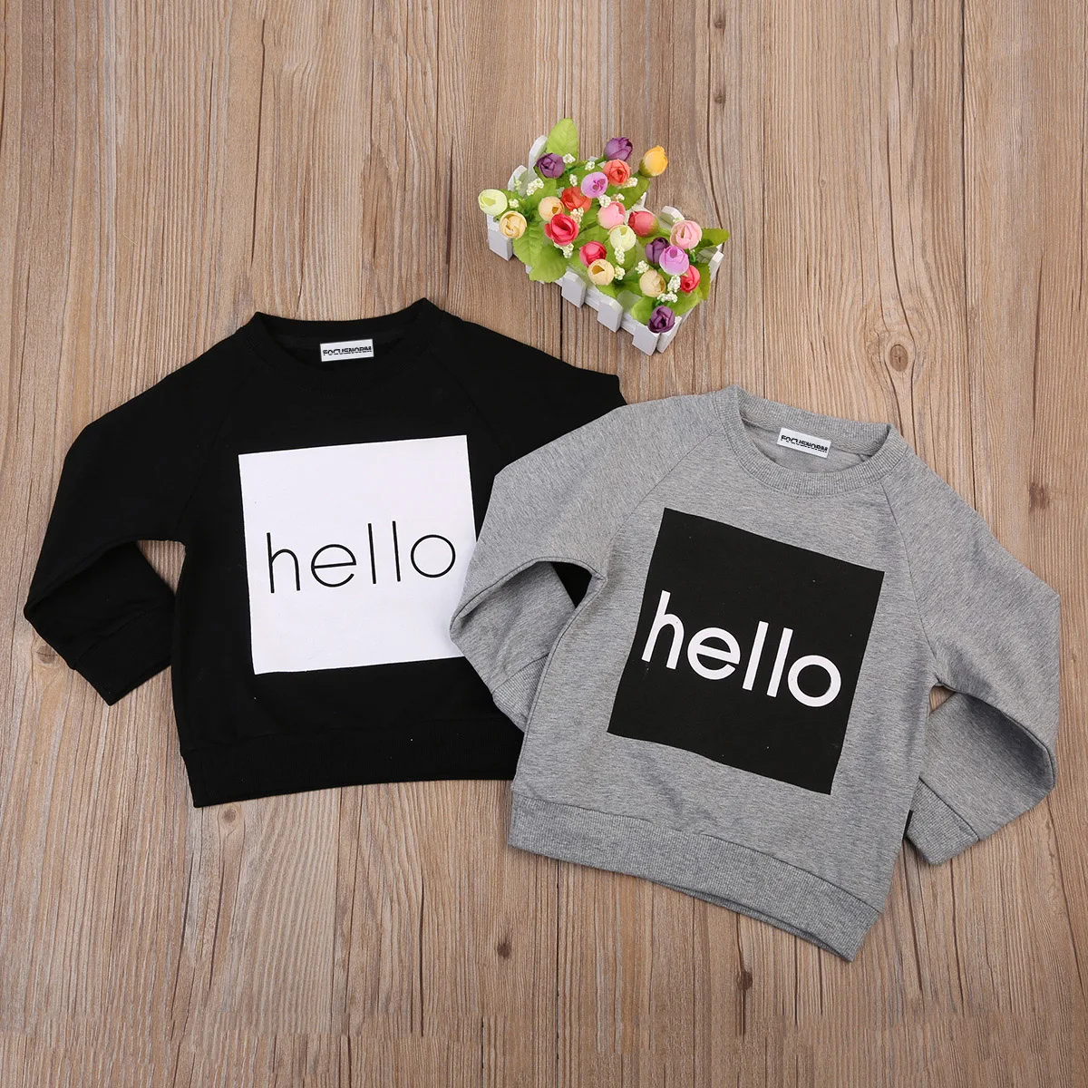 

2019 Newest Autumn Toddler Kids Boy Girl Unisex Warm shirt Sweatshirt Casual Cotton Warm Long Sleeve Hoodies Jumpers For 1-6Y