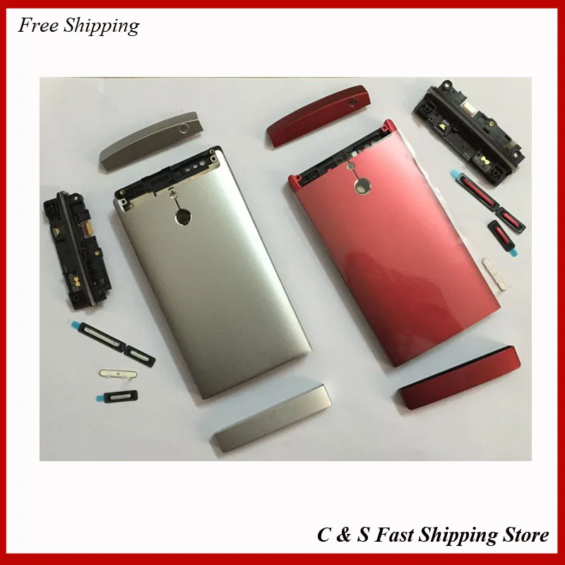 Original For Sony Xperia P LT22I LT22 Housing Cover Case with Buttons Key In Mobile Phone