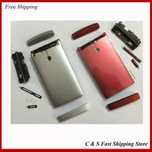 Original For Sony Xperia P LT22I LT22 Housing Cover Case with Buttons Key In Mobile Phone . Red /Pink /Silver/Black