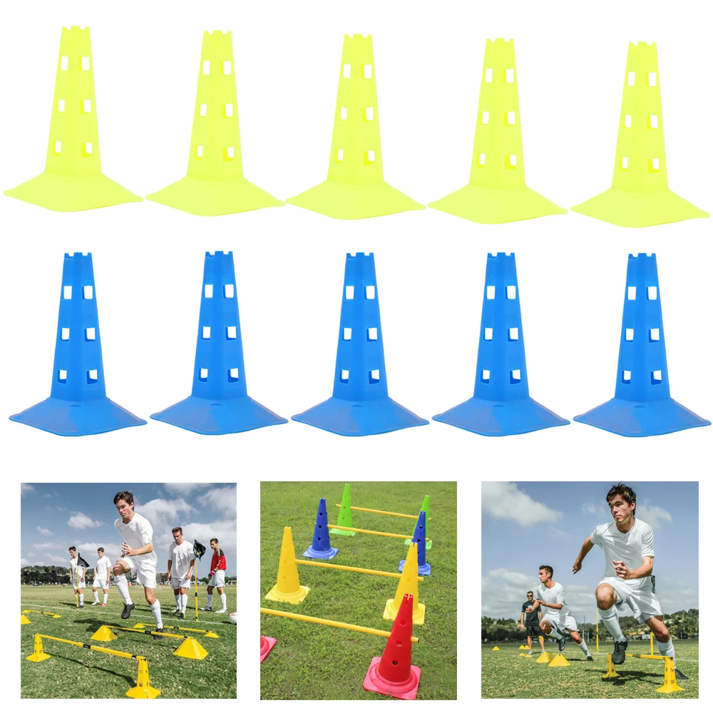 

5Pcs/Lot 38cm Cones for Soccer Sport Rugby Training basketball cone Marker Disc Mark Multicolor