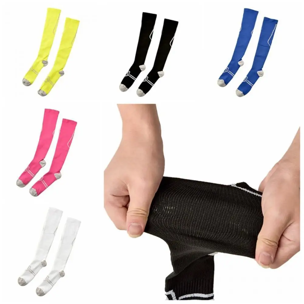 1 Pair Long Soccer Stockings Men Sports Socks Knee Legging Stockings Soccer Baseball Football Over Knee Ankle Men Socks