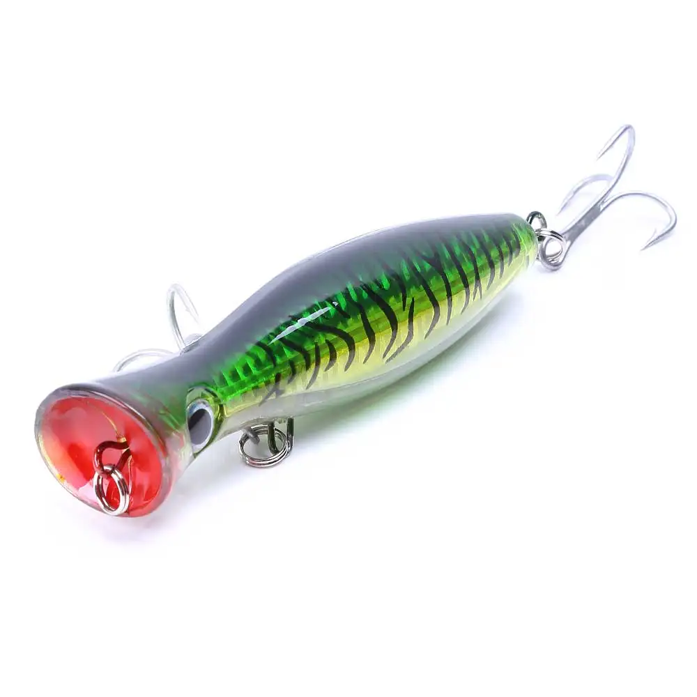 Isca de Pesca Hengjia Popper Biônico Baixo Pike Wobbler Pesca 1set 10 Pcs 9 Cheap Iscas artificiais