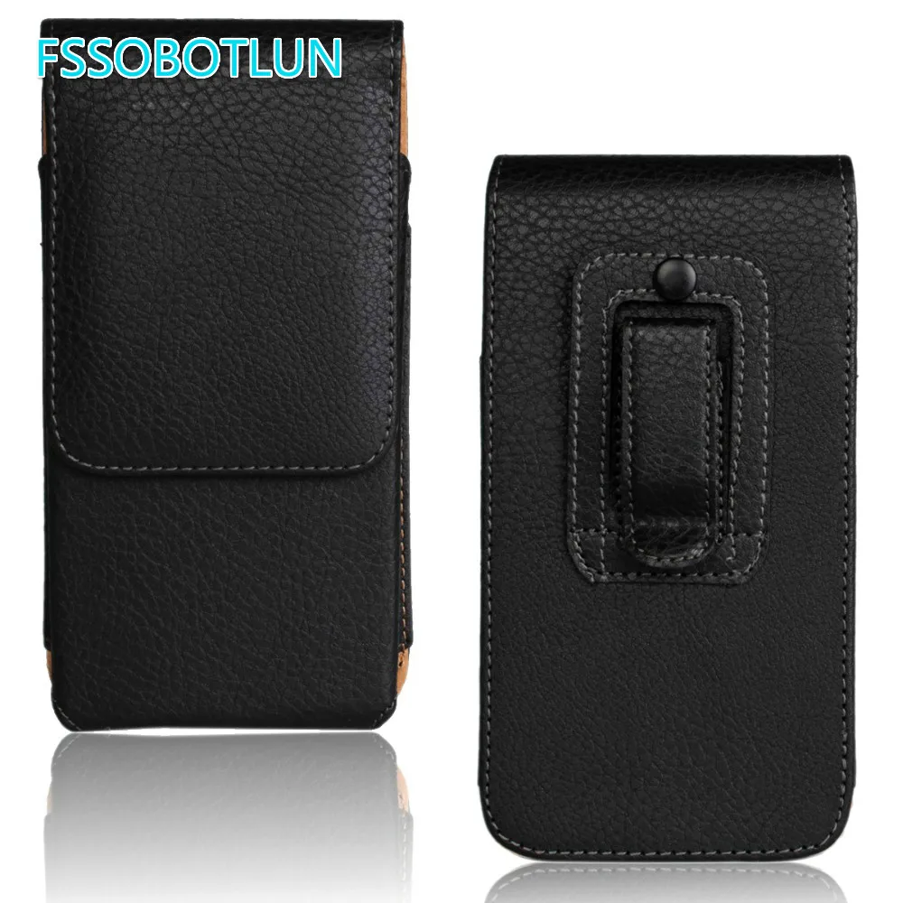 Fssobotlun, черный кожаный чехол для телефона Зажим для ремня для samsung Galaxy s7 Edge s8+ S9 плюс A5 A7 j7 J3 Note 8