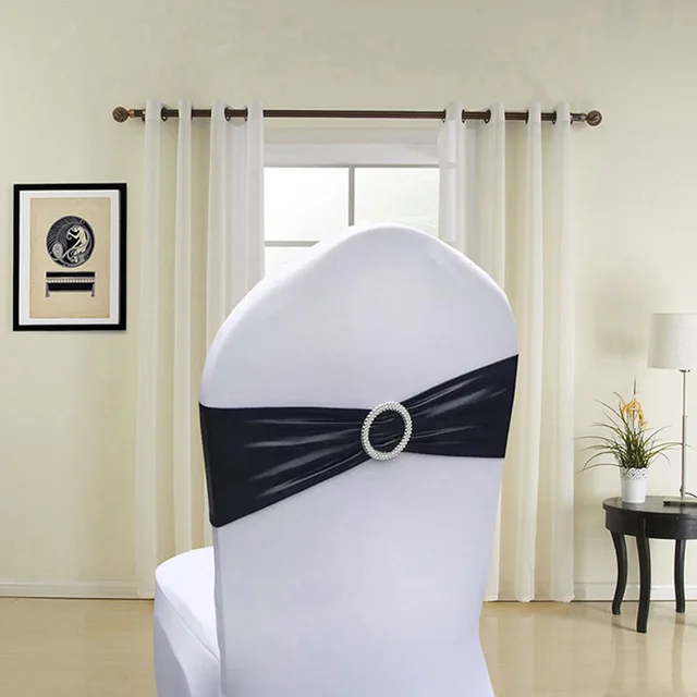 Buy Wholesale 100 Metallic Black Chair Sashes Wedding