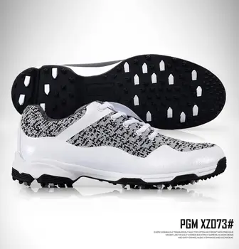 

PGM new! Golf shoes men's breathable woven fabric not easy deformation double patent shoes