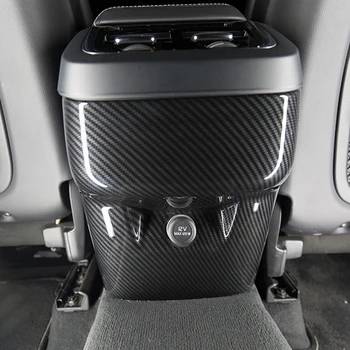 

For 2018 2019 Volvo XC60 XC 60 ABS Rear Armrest Box Anti Kick Panel Cover Protector Trim Sticker Interior Car Styling Accessory