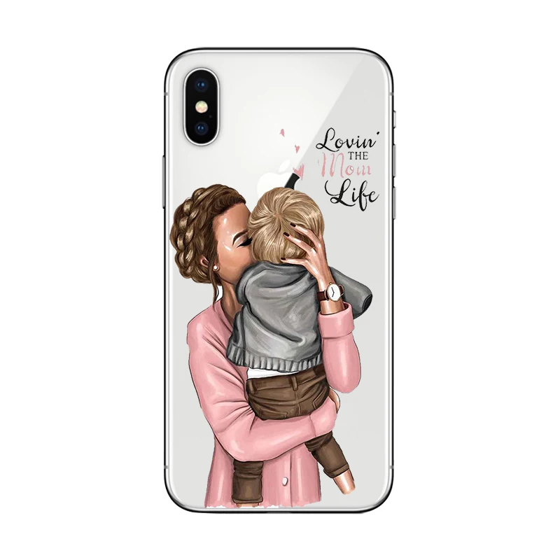 Чехол для телефона ciciber queen Super Mom Girls для iPhone 7 8 6 6s Plus X XR XS MAX 5 5S SE чехол для iPhone 11 Pro Max мягкий чехол из ТПУ - Цвет: Patterned 15